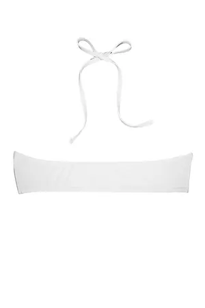 Macrame Bandeau Bikini | White